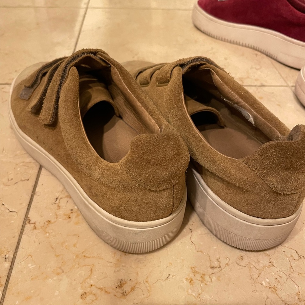 Sandro Suede Sneakers Tan/Beige - Picture 2 of 4